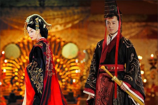 Han dynasty clothing dark color