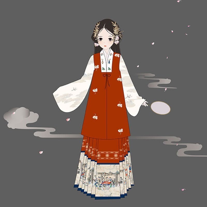 hanfu-chinese-traditional-girl-dress--classic-bijia-vest-newhanfu