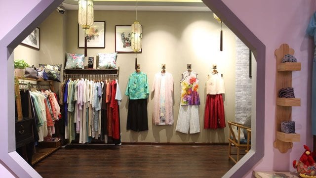 offline qipao dress store in Shanghai