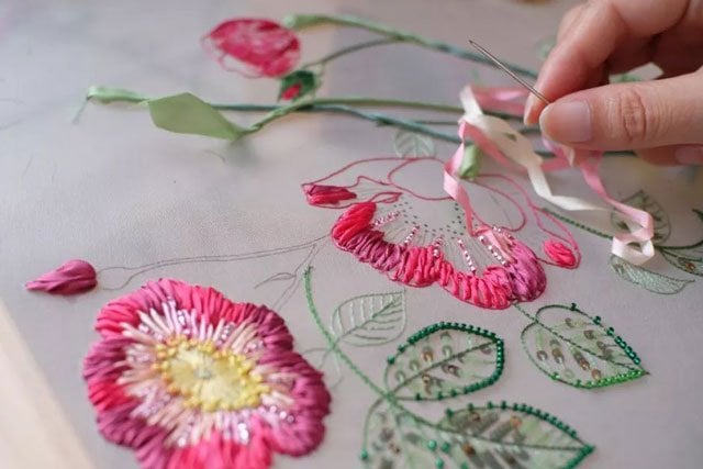Tang Dynasty clothing embroidery